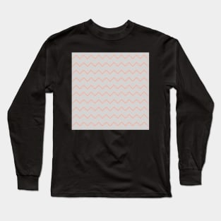 Gray zigzag pattern Long Sleeve T-Shirt